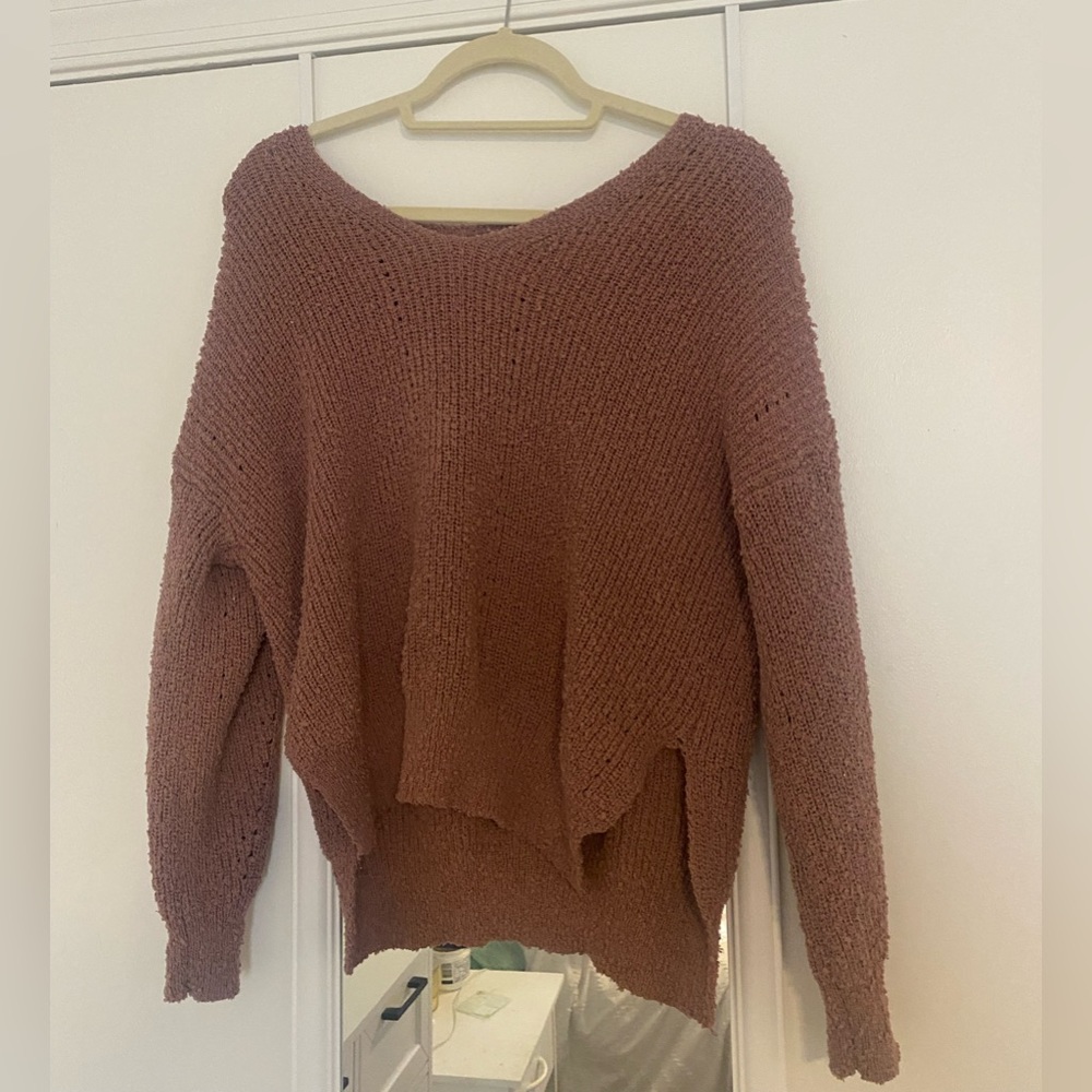 Mauve sweater 🤍
